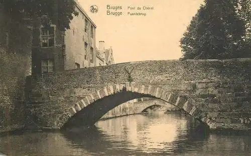 Belgium Brugge Pont du Cheval