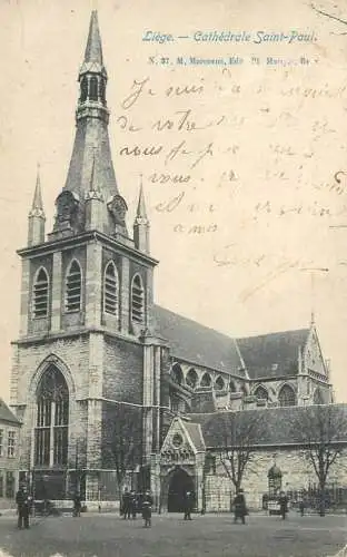 Belgium Liege Cathedrale Saint Paul