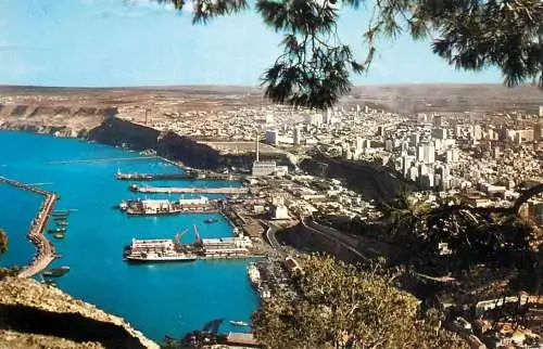 Postcard Algeria Oran the bay
