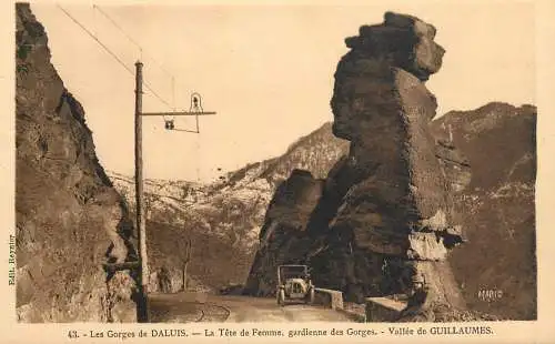 Postcard France les Gorges de Daluis vallee de Guillaumes