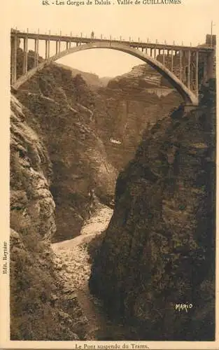Postcard France les Gorges de Daluis vallee de Guillaumes