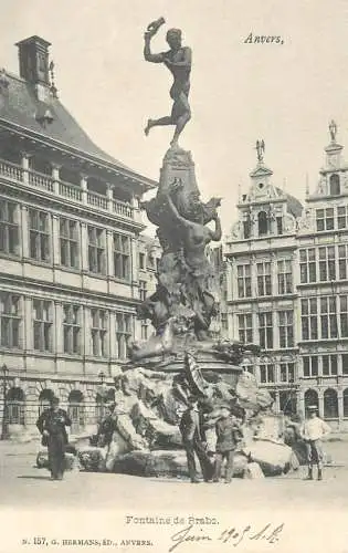 Belgium Antwerpen Fontaine de Brabo