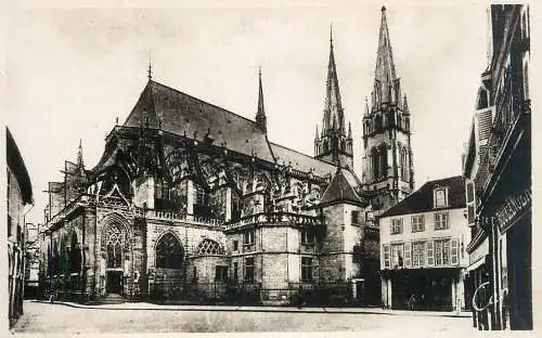 Postcard France Moulins cathedrale