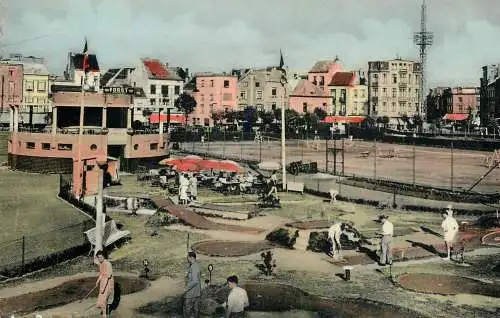 Belgium Blankenberge tennis court & mini golf