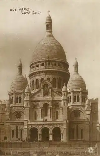 Postcard France Paris Sacré Coeur