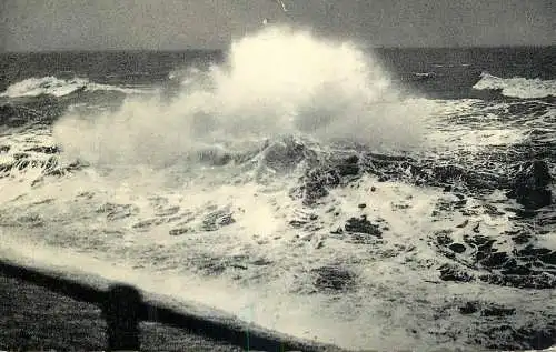 Belgium Knokke Zoute storm at sea