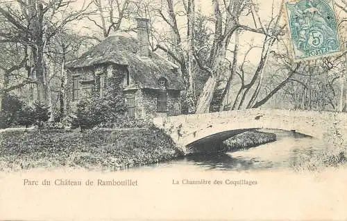 Postcard France Parc de Rambouillet la chaumiere des Coquillages