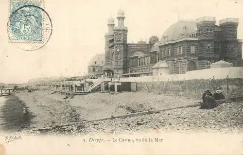 Postcard France Dieppe le casino