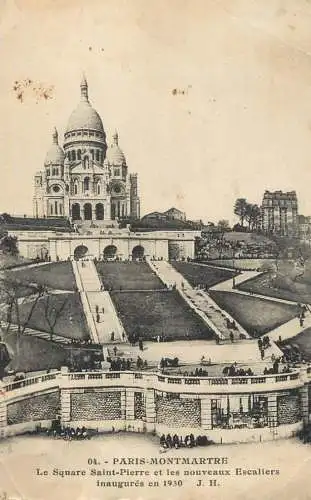 Postcard France Paris Sacré Coeur