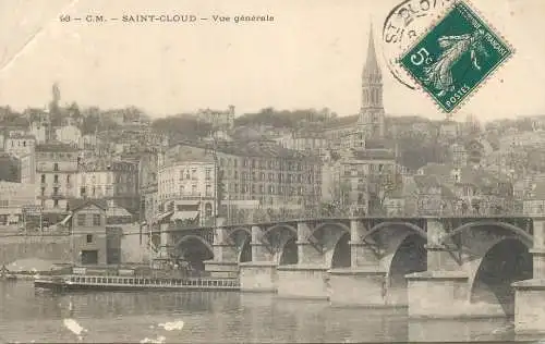 Postcard France Saint Cloud