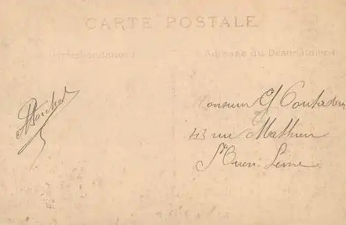 Postcard France Verdun Porte Chaussee