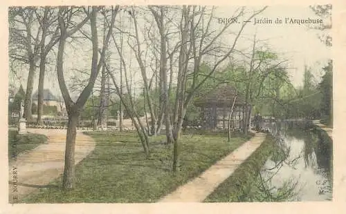 Postcard France Dijon jardin de l'Arquebuse
