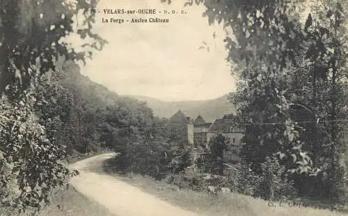 Postcard France Velars-sur-Ouche castle