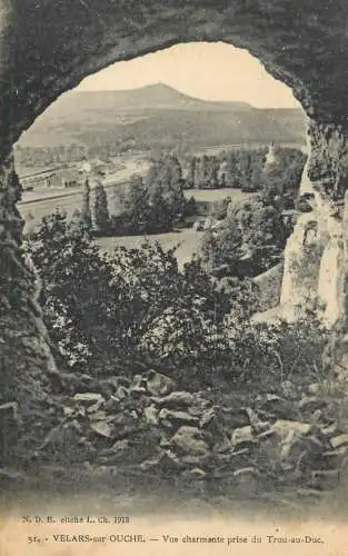 Postcard France Velars-sur-Ouche Trou au Duc