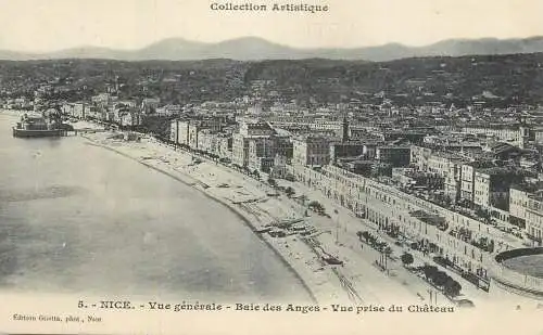Postcard France Nice pier