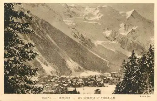 Postcard France Chamonix Mont Blanc