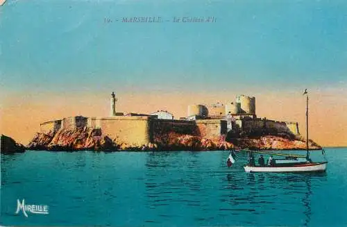 Postcard France Marseilles chateau If