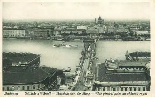 Hungary Budapest general view from the Royal Castle