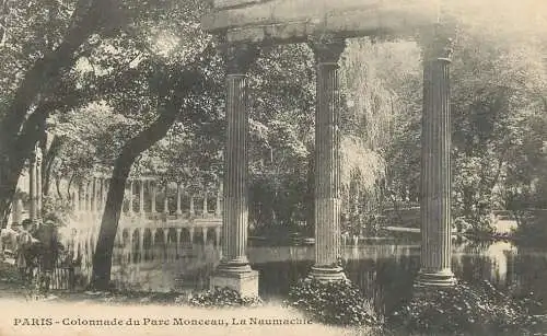 Postcard France Paris colonnade du parc Monceau