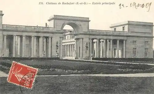Postcard France chateau de Rochefort