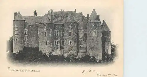 Postcard France le chateau de Luynes