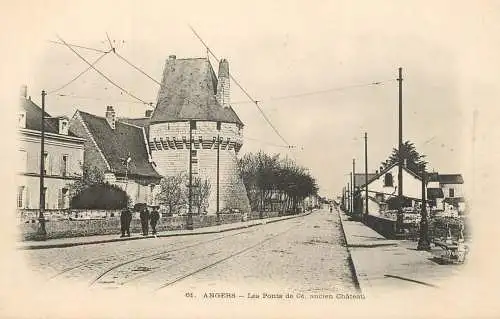 Postcard France Angers les ponts de Ce