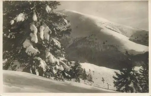 Czech Republic Podk Rus Sesul winter scenery
