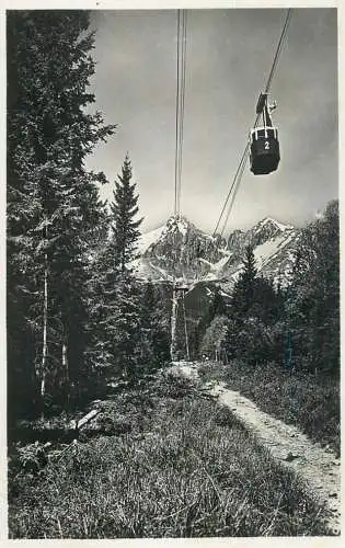 Slovakia Hohe Tatra Lomnitzer Spitze Drahtseilbahn