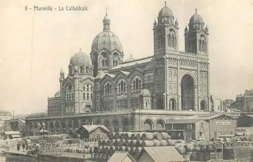 Postcard France Marseilles Cathedrale