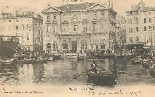 Postcard France Marseilles la Mairie