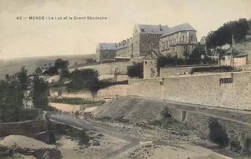 Postcard France Mende grand Seminaire