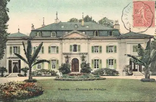 Postcard France Ferney-Voltaire chateau