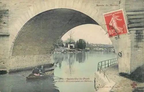Postcard France Bords de Marne Joinville le Pont