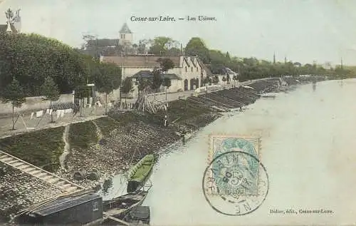 Postcard France Cosne sur Loire les usines