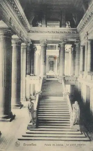 Postcard Belgium Bruxelles justice palace
