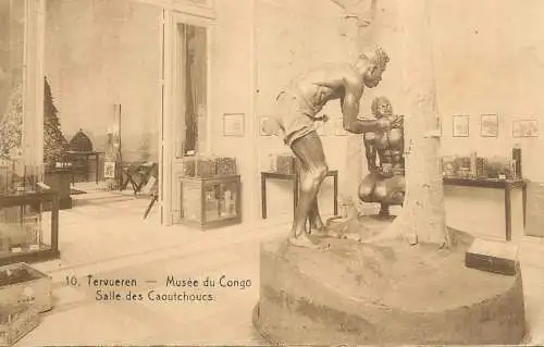 Postcard Belgium Tervueren musee du Congo