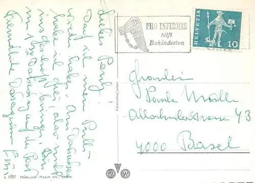 Postcard Switzerland Basel Kollegiengebaude der Universitat