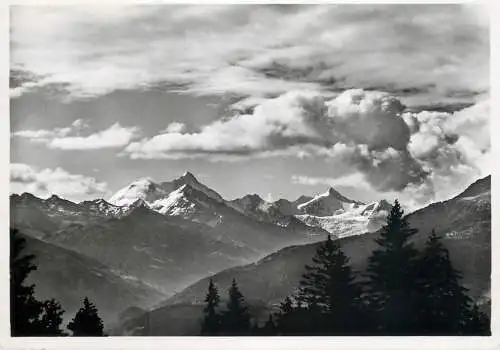 Postcard Switzerland Crabs sur Sierre Weisshorn et Rothorn
