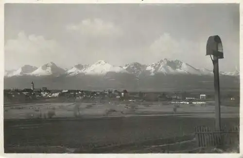 Slovakia Vysoke Tatry general view