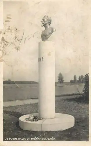 Czech Republic Nymburk Tyrsuv statue bust monument