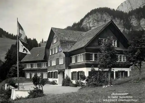 Postcard Switzerland Bodenweidli St. Galler Jugendheim