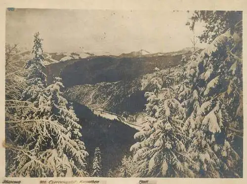 Ukraine Ceremus Valley winter scenery