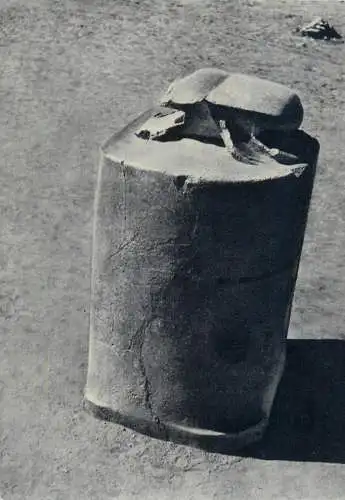 Postcard Egypt Karnak the holy scarab