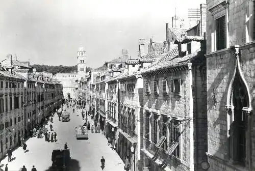 Postcard Croatia Dubrovnik stradun