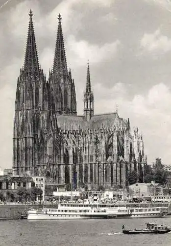 Postcard Germany Koln am Rhein dom Sudostseite