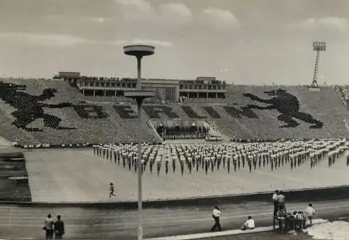 Postcard Germany Leipzig Messestadt