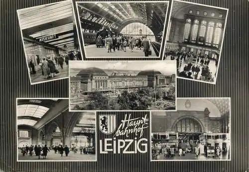 Postcard Germany Leipzig