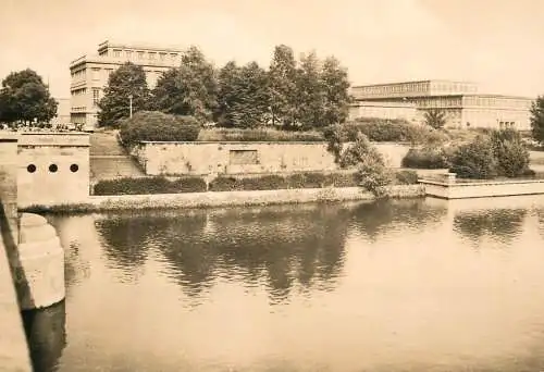 Postcard Germany Leipzig Messestadt