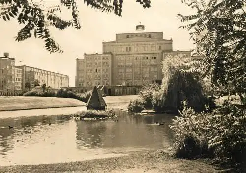 Postcard Germany Leipzig Messestadt