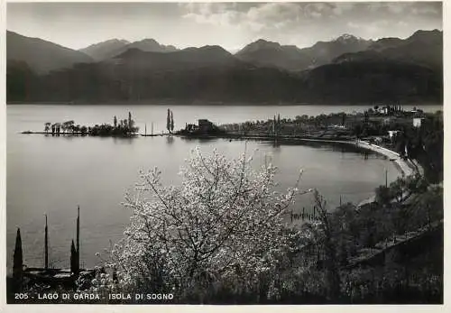 Postcard Italy Lago di Garda Isola di Sogno